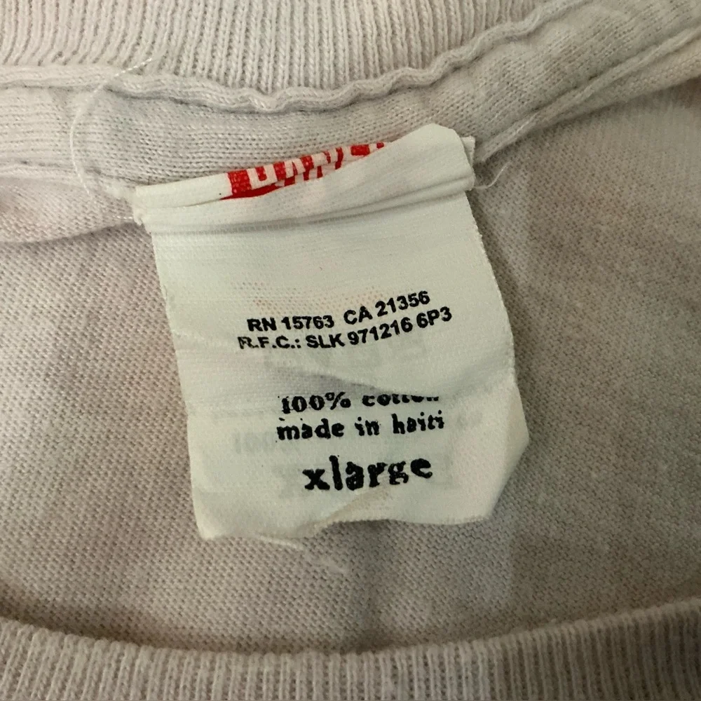 Vintage Band Tee Short Sleeve Graphic Crewneck T-Shirt 100% Cotton Size XL - Picture 8 of 9